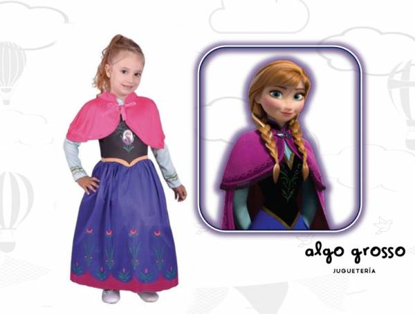 DISFRAZ FROZEN ANNA TALLE 1 art.CAD7898