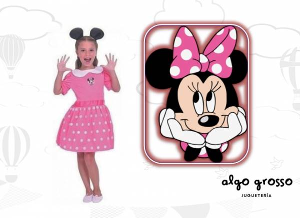 DISFRAZ MINNIE ROSA TALLE 0