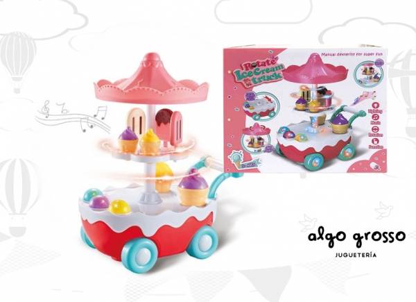 CARRITO HELADOS CON LUZ Y SONIDO art.BL3047