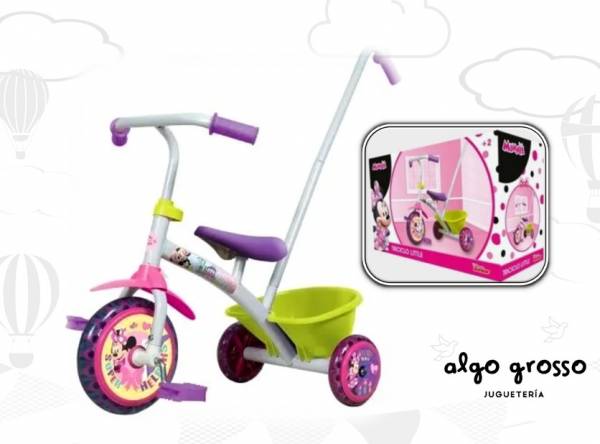 TRICICLO TINY MINNIE CON BARRAL art.PK301114