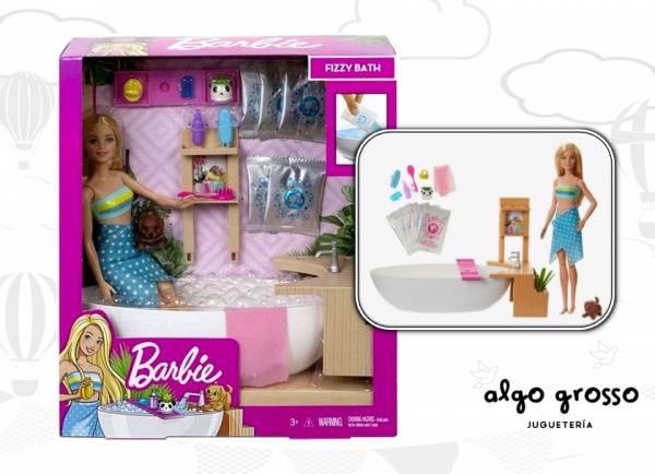 BARBIE BAÑO DE ESPUMA art.GJN32