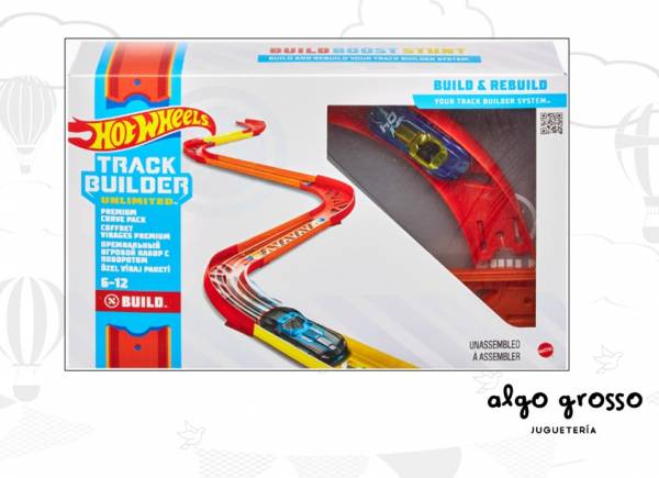 HOT WHEELS TRACK BUILDER UNLIMITED CONJUNTOS DE CURVAS art.GLC87