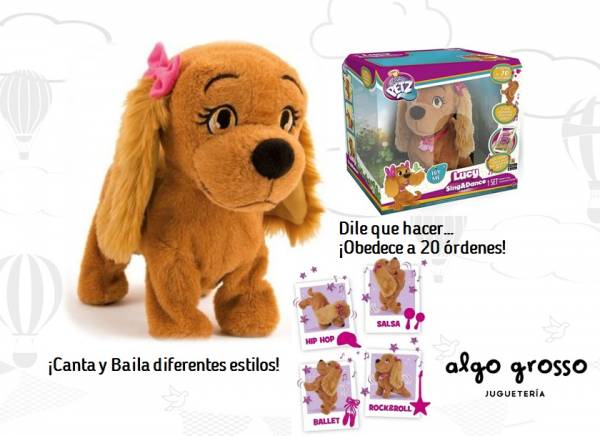 LUCY BAILA Y CANTA PERRO INTERACTIVO art.JYJ95854