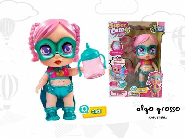 SUPERCUTEEZ SURTIDO MUÑECA SUPER HEROINA CON LUZ Y SONIDO art.SC001 - Imagen 2
