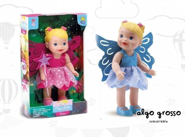 MUÑECA GRANDE MY LITTLE COLECTION HADA MAGICA 32CM art.IKDIV027