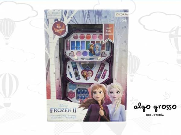 FROZEN SET COSMETICA MAQUILLAJE SUPER CUTE 3 NIVELES art.FR1812