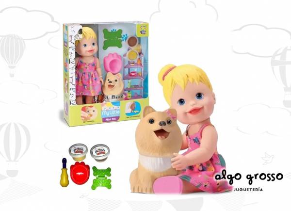 MY LITTLE COLECTION MY PET CON MASCOTA + ACCESORIOS art.IKDIV029