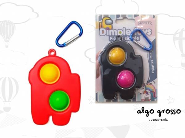 DIMPLE TOYS CON POPIT 9CM FIDGET TOY