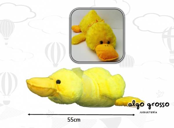 PATO ECHADO CON MOÑO 55CM art.5539