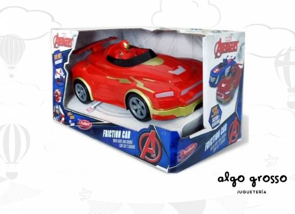 AUTO A FRICCION AVENGERS CON LUZ Y SONIDO art.7145