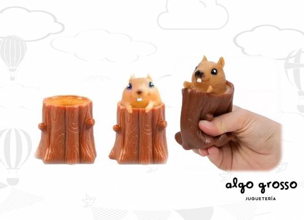 SQUISHY ARDILLA APRETABLE - FIDGET TOY