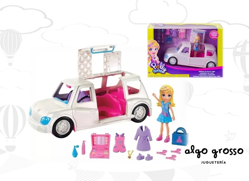 POLLY POCKET LIMUSINA DE LUJO – Algo Grosso – Juguetería