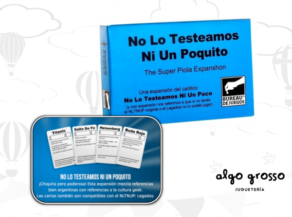 NO LO TESTEAMOS NI UN POQUITO art.NTPOQ