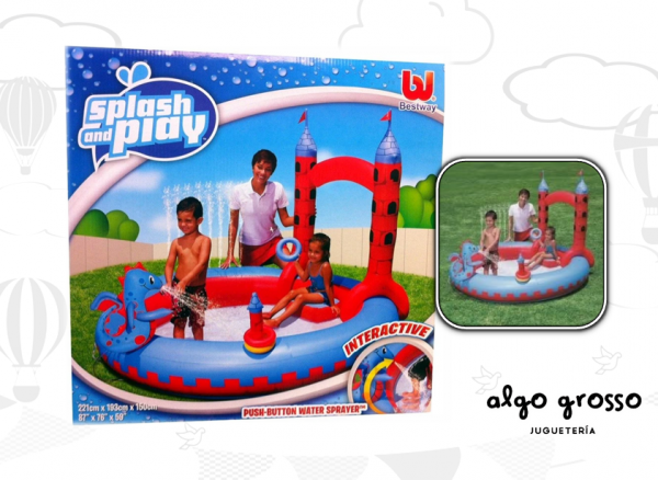 BESTWAY PLAY CENTER CASTILLO Y DRAGON art.53037