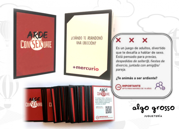 ARDE CONSEXUATE JUEGO DE CARTAS