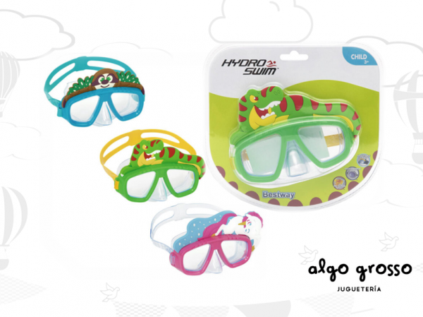 BESTWAY MASCARA BUCEO ANIMALITOS +3 art.22064