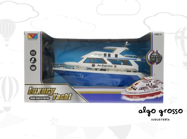 CRUCERO A RADIO CONTROL *YATE DE LUJO* 30CM art.6312