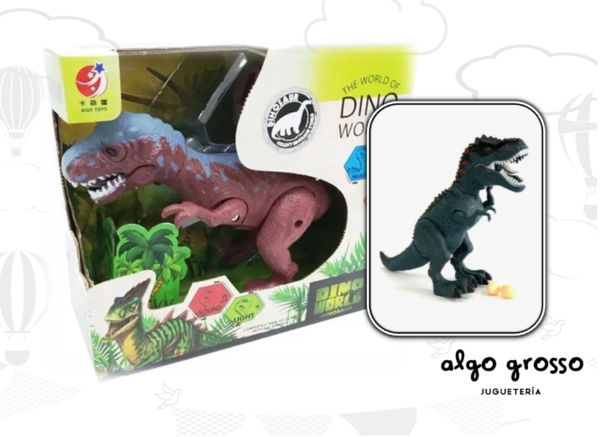 DINOSAURIO PONE HUEVOS CON LUZ Y SONIDO + PROYECTOR art.KQX05/6389