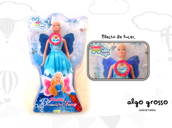 MUÑECA HADA KAIBIBI CON LUCES EN SUS ALAS art.BLD083