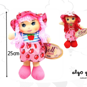 MUÑECA MINI PEPONA DE TELA 25CM art.FD931810-25