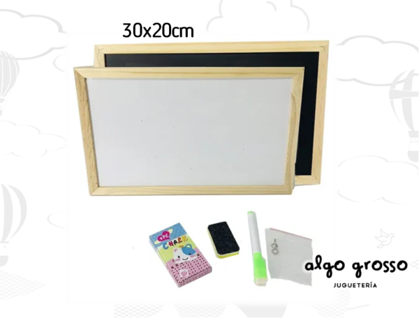 PIZARRA PARA COLGAR MARCADORES Y TIZA 20X30 art.ANZ2030