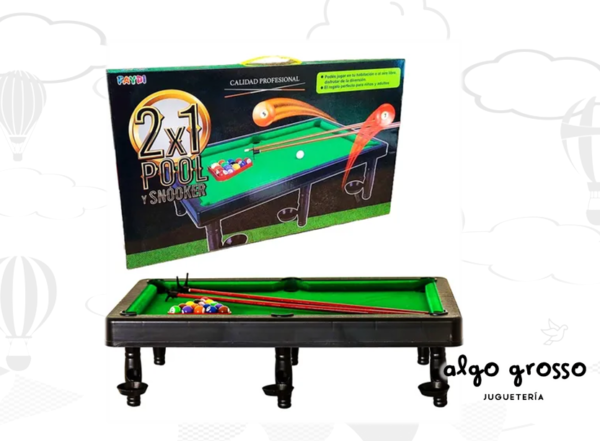 POOL DE MESA Y SNOOKER 48X25CM art.FD17303