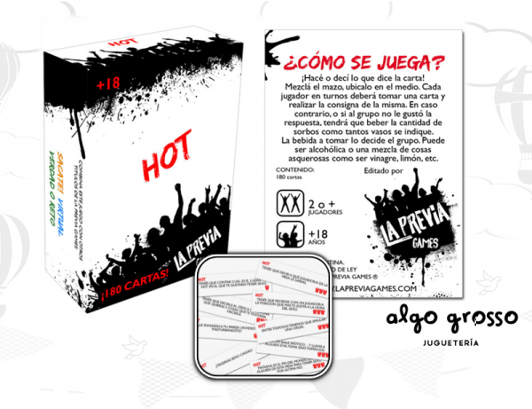 HOT JUEGO DE PREVIA CARTAS