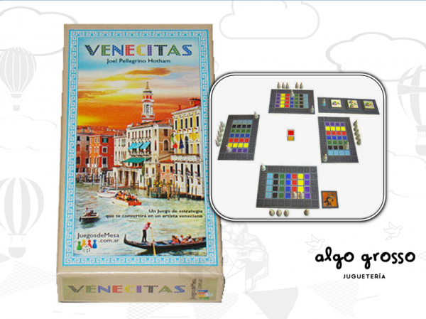 VENECITAS JUEGO DE MESA