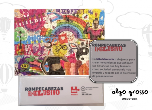 PUZZLE INCLUSIVO DE 300 PIEZAS