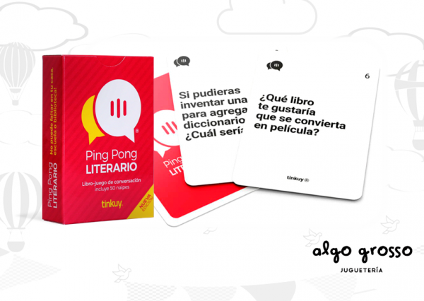 PING PONG LITERARIO - JUEGO DE CARTAS