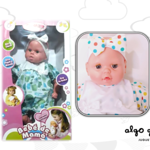 BEBE DE MAMA EN CAJA RIE Y LLORA art.525