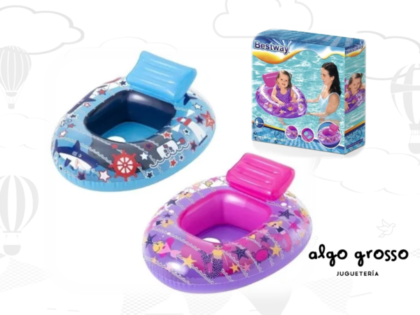 BESTWAY ASIENTO BEBE CON RESPALDO 76X65CM art.34126