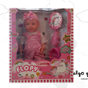 FLOPPY BEBOTE + MAMADERA Y PELELA 38CM art.566