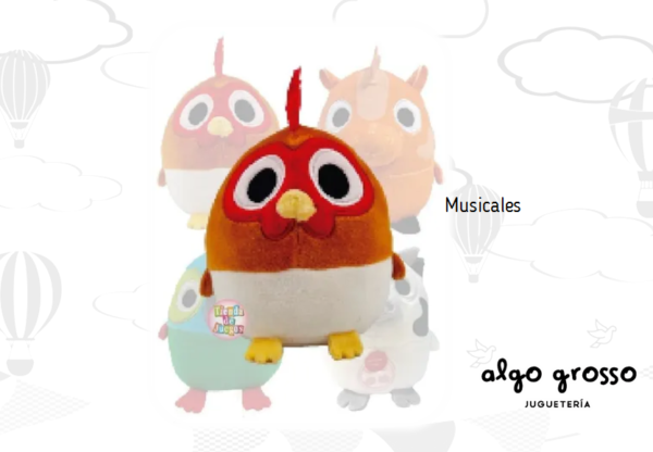 LA GRANJA DE ZENON PELUCHE REDONDO CON CANCION art.8026