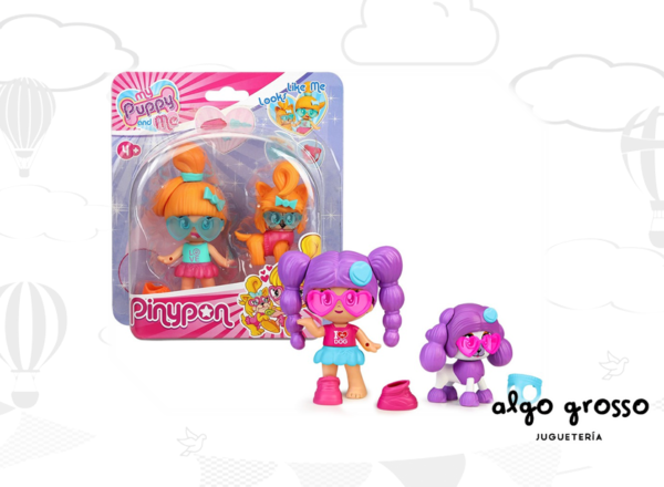 PINYPON FIGURA + MASCOTA Y ACCESORIOS art.16243