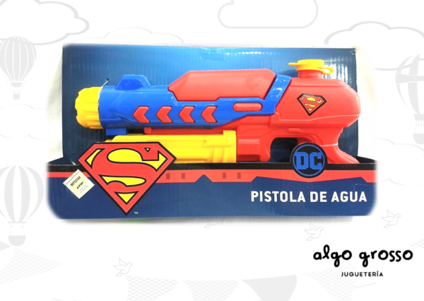 PISTOLA DE AGUA BATMAN - SUPERMAN 40CM CAJA art.8403/8240