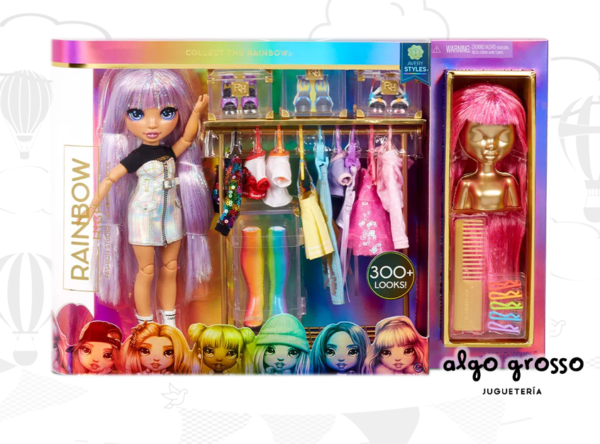 RAINBOW HIGH FASHION STUDIO MUÑECA 29CM +ACCESORIOS art.571049