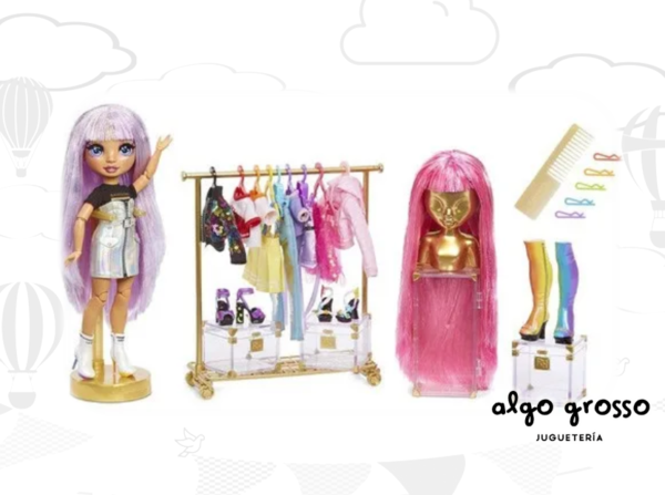RAINBOW HIGH FASHION STUDIO MUÑECA 29CM +ACCESORIOS art.571049 - Imagen 2