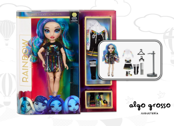 RAINBOW HIGH MUÑECA 29CM AMAYA RAINE + ACCESORIOS art.572138