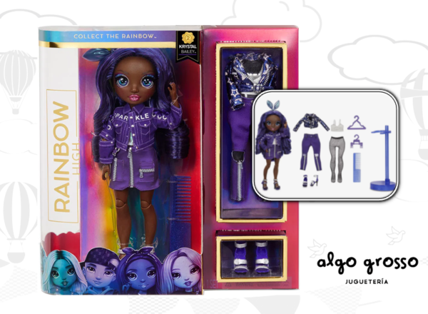 RAINBOW HIGH MUÑECA 29CM KRYSTAL BAILEY + ACCESORIOS art.572114