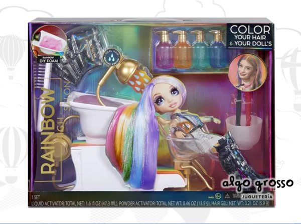 RAINBOW HIGH SALON PLAYSET ACCESORIOS PARA MUÑECA art.567448
