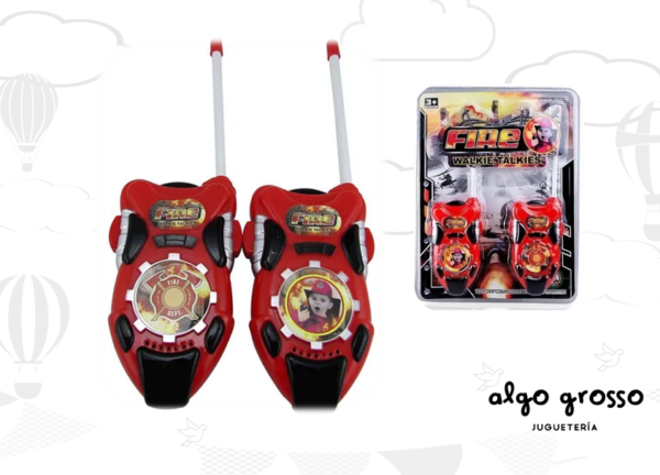 WALKIE TALKIE BOMBERO BLISTER art.153388