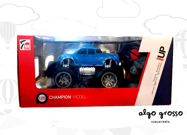 CAMIONETA CHAMPION MODEL RECARGABLE 15CM CONTROL REMOTO art.163681/11255