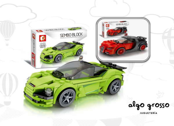 SEMBO BLOCK AUTO PARA ARMAR 195 PIEZAS art.TN-Q29