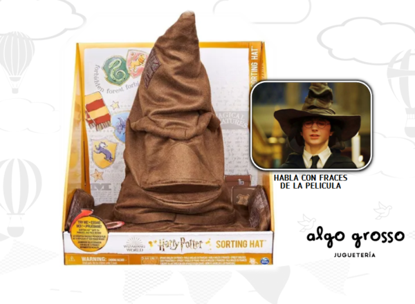 HARRY POTTER SOMBRERO SELECCIONADOR CON FRASES art.22003