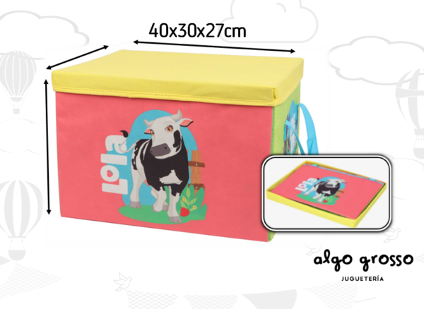 LA GRANJA DE ZENON BAUL CONTENEDOR CON PLAYMAT art.LGZ024