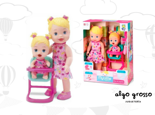 MUÑECAS HERMANAS Y LA HORA DE COMER  art.IKDIV013