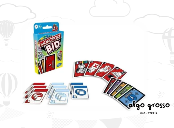 MONOPOLY BID CARTAS art.F1699