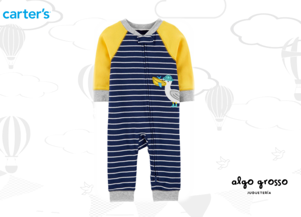 OSITO-PIJAMA TALLE 6M GAVIOTA - CON CIERRE art.1H299910
