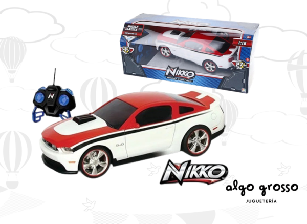 AUTO RADIO CONTROL NIKKO MUSCLE CLASSICS FORD MUSTANG 5.0 PRO art.94262